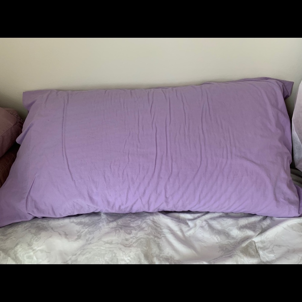 Bamboo memory foam body pillow
